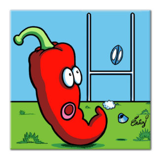 piment rugby pénalité marquer humour dessin