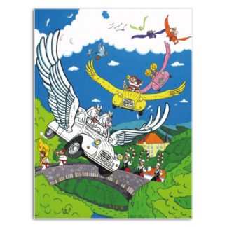 2 CV ailés pégases voitures