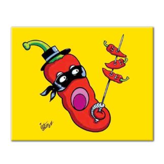 piment zorro brochette humour