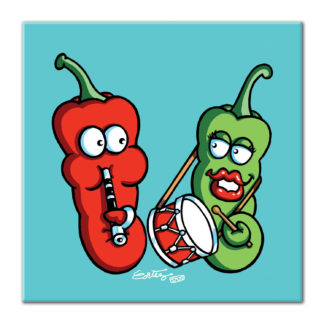 piment musique dessin tambour