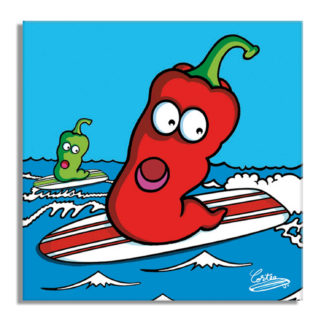 piment surf mer plage humour