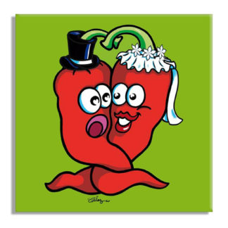 piment marié mariage amour dessin cortez