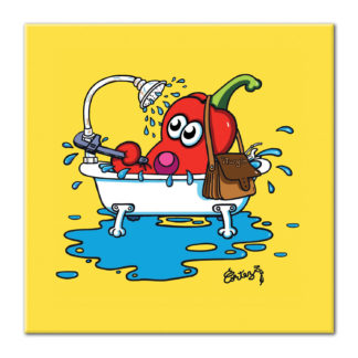 piment plombier fuite humour dessin