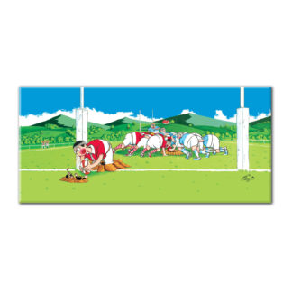 Rugby : la mêlée et la taupe