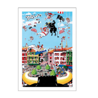 Affiche Bayonne place Paul Bert