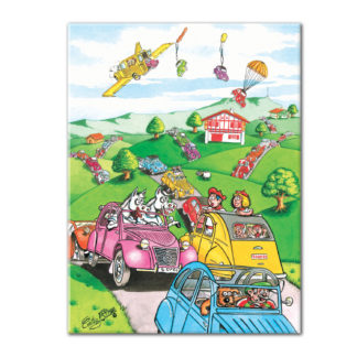 2cv dessin citroên vacances