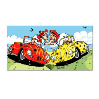 voiture à pédales coccinelle VW dessin